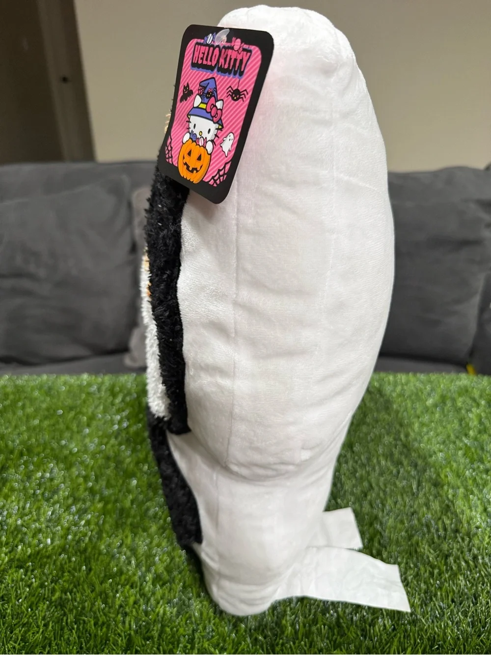 Sanrio Hello Kitty Halloween 2024 Plush Pillow Black Cat Costume NEW